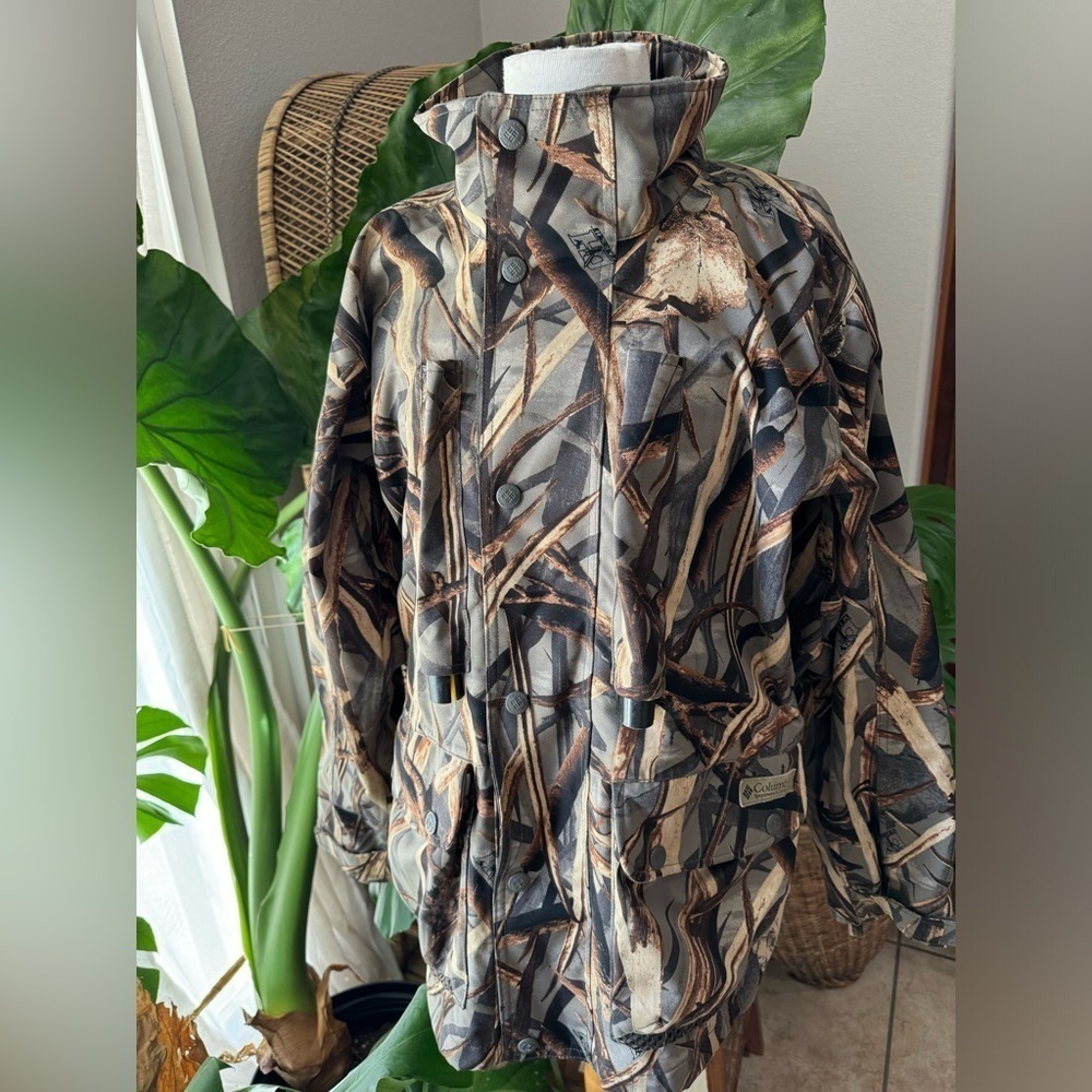 Columbia‎ Men’s Hunting Interchange Jacket M | Camo 3-in-1 Shell + Fleece